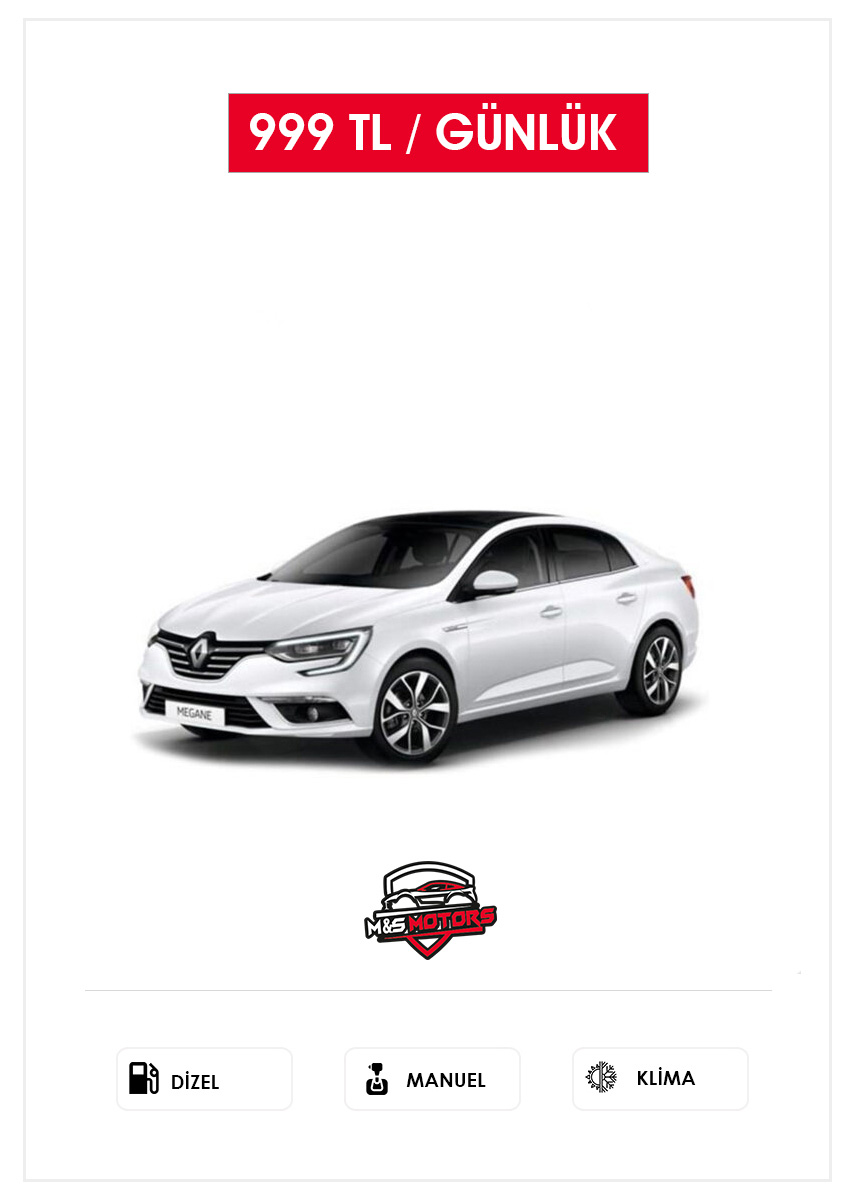 Umraniye Arac Kiralama Megane dizel